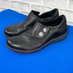 |•AETREX•| 'Karina' 100% Leather Velcro Enclose Comfort Shorts Size 7.5